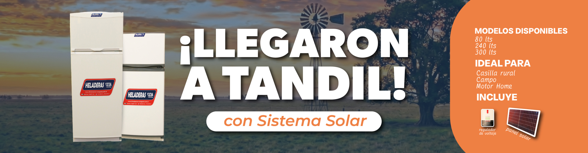 Heladeras Solares 2026