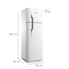 Heladera Gafa Hgf368Afb Blanca 330 litros