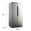 Heladera Gafa 457 litros No Frost Side by Side Inverter Hgsbs457X